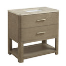 James Martin Lucian 36" Single Bathroom Vanity, Pebble Oak