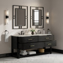 James Martin Lucian 72" Double Bathroom Vanity, Carbon Oak