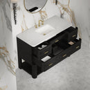 James Martin Lucian 48" Single Bathroom Vanity, Carbon Oak