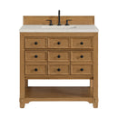 James Martin Malibu 36" Single Bathroom Vanity, Amber Birch