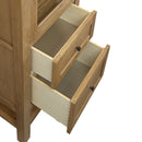 James Martin Breckenridge Linen Cabinet, Light Natural Oak