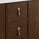 James Martin Kinnsden 72" Double Bathroom Vanity, Sable Oak