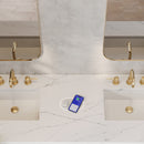 James Martin Emmeline 72" Double Bathroom Vanity, Pebble Oak