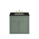 James Martin Chicago 30" Single Bathroom Vanity, Smokey Celadon