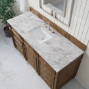 James Martin Bristol 60" Single Bathroom Vanity, Saddle Brown
