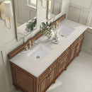 James Martin Lorelai 72" Double Bathroom Vanity, Mid-Century Walnut