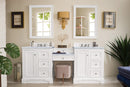 James Martin De Soto 82" Double Bathroom Vanity, Bright White