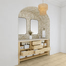 James Martin Marigot 72" Double Bathroom Vanity, Sunwashed Oak