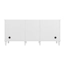 James Martin Lorelai 72" Double Bathroom Vanity, Bright White