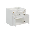 James Martin Chicago 30" Single Bathroom Vanity, Glossy White