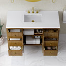 James Martin Hudson 48" Single Bathroom Vanity, Honey Oak
