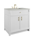 James Martin Bellshire 36" Single Bathroom Vanity, Bright White