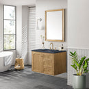 James Martin Laurent 36" Dual Mount Single Bathroom Vanity, Light Natural Oak