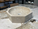 Handmade Travertine Octagon Sink