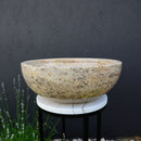HANDCRAFTED VALENCIA TRAVERTINE SINK