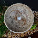 HANDCRAFTED VALENCIA TRAVERTINE SINK