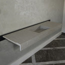 HANDCRAFTED CUSTOM GRAY QUARTZ SINK (QU-099)