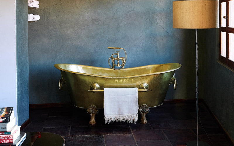 Solid Brass Bathtub , Brass Bathtub Clawfoot