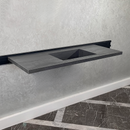HANDCRAFTED METAL DARK ENGINEERED PORCELAIN SINK (ES-047)