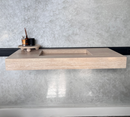 HANDCRAFTED CUSTOM TRAVERTINE SINK (TR-061)