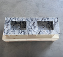 HANDCRAFTED CUSTOM CALACATTA VIOLA MARBLE SINK (NS-160)