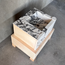 HANDCRAFTED MATERIA CORCHIA GOLD ENGINEERED PORCELAIN SINK (ES-045)