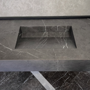 HANDCRAFTED INFINITY PIETRA GREY HIGH ENGINEERED STONE SINK (ES-100)