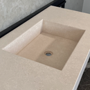 HANDCRAFTED CUSTOM LIMESTONE SINK (NS-062)