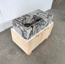 HANDCRAFTED CUSTOM CALACATTA VIOLA MARBLE SINK (NS-081)