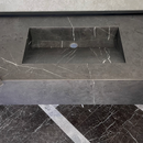 HANDCRAFTED INFINITY PIETRA GREY HIGH ENGINEERED STONE SINK (ES-100)