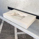HANDCRAFTED CALACATTA ORO HIGH ENGINEERED PORCELAIN SINK (ES-046)
