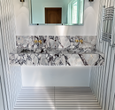 HANDCRAFTED CUSTOM CALACATTA VIOLA MARBLE SINK (NS-200)