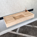 HANDCRAFTED CUSTOM TRAVERTINE SINK (TR-074)