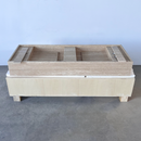 HANDCRAFTED CUSTOM TRAVERTINE SINK (TR-111)