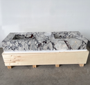 HANDCRAFTED CUSTOM CALACATTA VIOLA MARBLE SINK (NS-200)