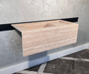 HANDCRAFTED CUSTOM BEIGE TRAVERTINE SINK (TR-087)