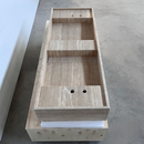 HANDCRAFTED CUSTOM TRAVERTINE SINK (TR-111)