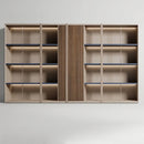 Norwyn · Office Shelves w/ Lighting & Closet