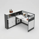 Norven · L-Shaped Cubicle Office Workstation