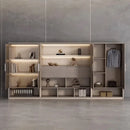 Hartwell · Modern Office Shelves w/ Lighting & Storage