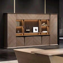 Brandy · Office Shelves w/ Integrated Lighting & Storage