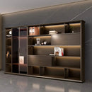 Altus · Office Library Wall Shelves w/ Integrated Lighting
