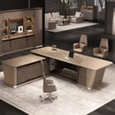 Cognac · Executive Desk w/ Mobile Storage