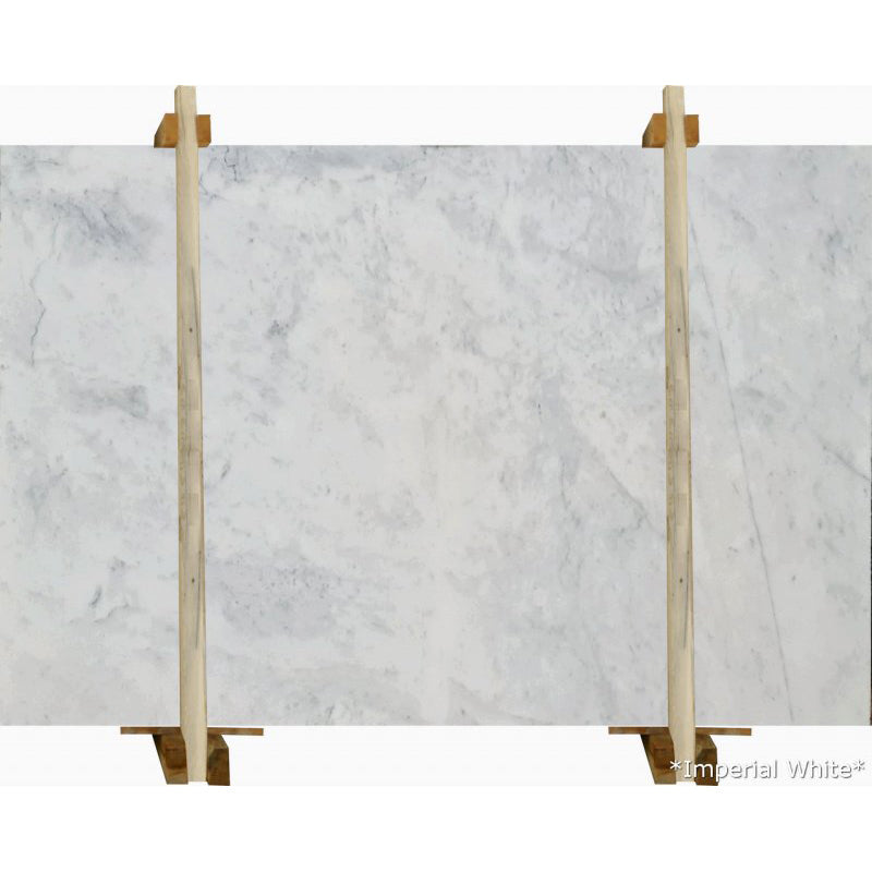 imperial white marble slabs polished 2cm 1 bundle slab front view