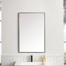 James Martin Rohe 26" Mirror, Matte Black