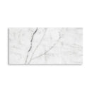 White Carrara Honed Marble Tiles 2 3/4x5 1/2
