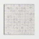 Italian Carrara Polished 1x1 Marble Mosaics 12x12