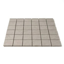 Ivory Flow Natural Matte Herringbone 5/8x3 Porcelain Mosaics 10 7/16x12 13/16
