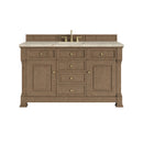 James Martin Brookfield 60" Single Bathroom Vanity, Pecan