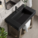James Martin Auburn 31.5" Single Console Vanity, Weathered Timber